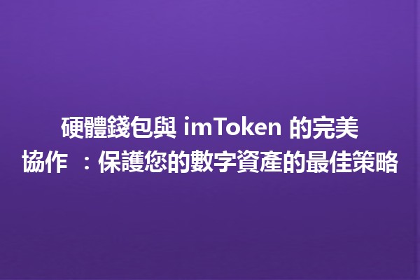 硬體錢包與 imToken 的完美協作 💰🔒：保護您的數字資產的最佳策略